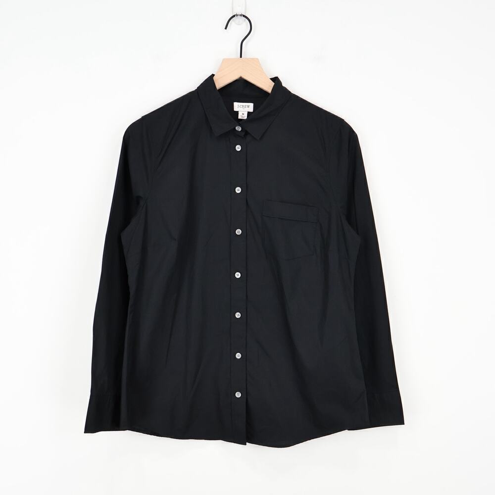 J. Crew Black Button-Up Blouse - Picture 2 of 8